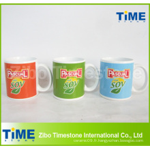 Logo imprimé personnalisé Stoneware Ceramic Advertising Mug